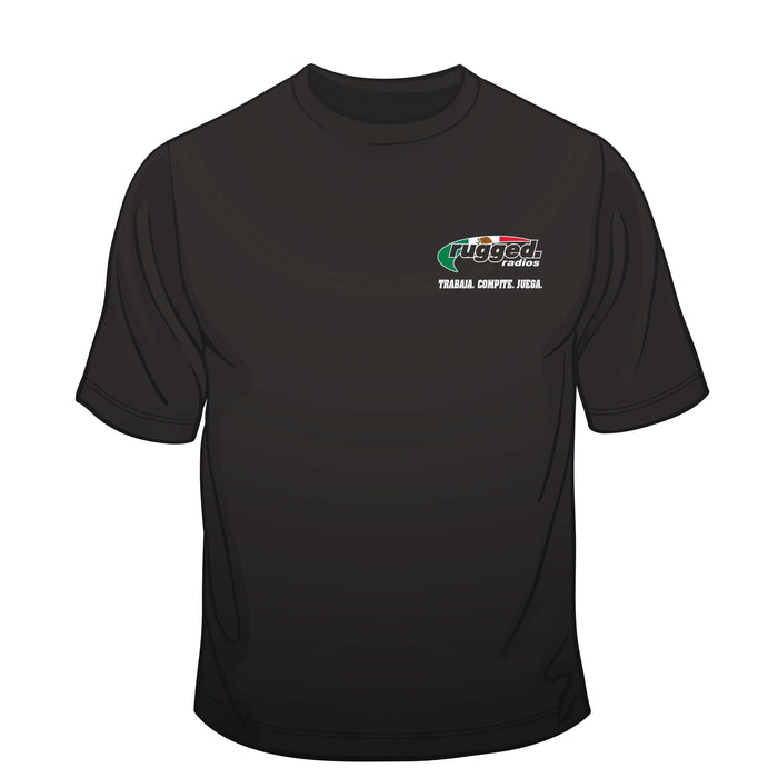 Rugged Radios Mexican Flag T-Shirt - Black by Rugged Radios