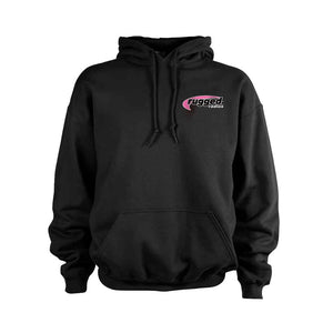 Rugged Radios Pink Pullover Hoodie - Black by Rugged Radios Rugged Radios