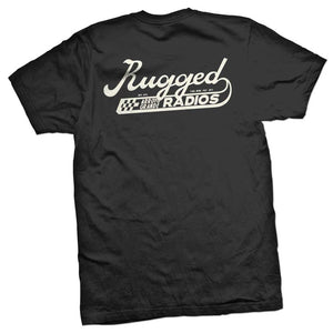 Rugged Radios Script T-Shirt - Black by Rugged Radios Rugged Radios