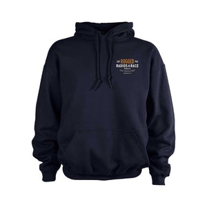 Rugged Radios Vintage Race Pullover Hoodie - Navy Blue by Rugged Radios HOODIE-RADRACE-MD 01039374005732 Rugged Radios Medium