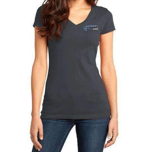 Rugged Radios Work Race Play Ladies T-Shirt - Grey by Rugged Radios LS3-SM 01038799853458 Rugged Radios Small