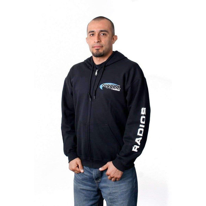 Rugged Radios Zip-Up Hoodie by Rugged Radios