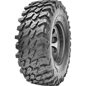 Ryno Wheel Kit w/ Rampage Tire 14X7 4/156 5+2 Gunmetal by Maxxis 577-0370+570-1612 Premounted Wheel & Tire Kit 577-RAC10168 Western Powersports Drop Ship