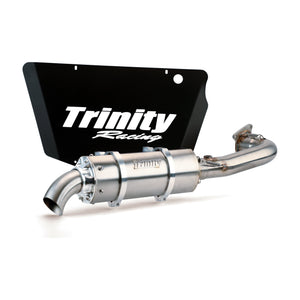 Rzr Turbo Stinger Exhaust By Trinity Racing TR-4171F-SS Sport Muffler TR-4171F-SS Trinity Racing Brushed Stainless