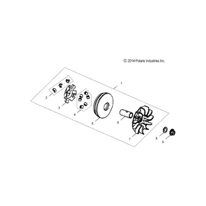 S-Roller,Rzr170,15G by Polaris 455016 OEM Hardware P455016 Off Road Express