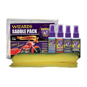 Saddle Pack 5/Pc by Wizards 22480 Cleaning Kits 57-6317 Western Powersports