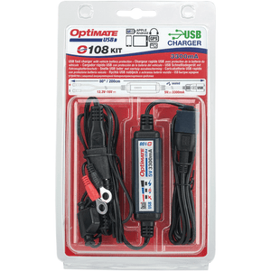 Sae To Usb Power Cable O-108 By Tecmate O-108KIT Battery Tender 3807-0477 Parts Unlimited