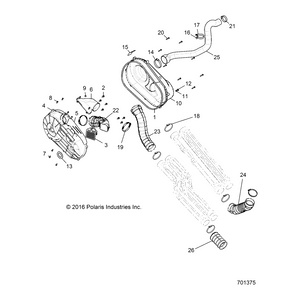 Scr-1/4X1-1/4,Hi/Lo,Zfb by Polaris 7520551 OEM Hardware P7520551 Off Road Express