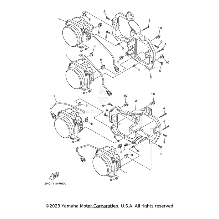 Screw, Bind by Yamaha