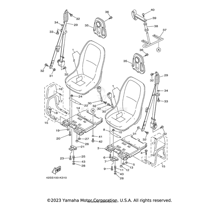 Screw, Bind by Yamaha