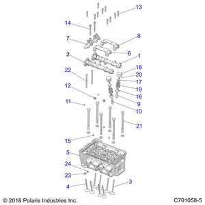 Screw by Polaris 7519153 OEM Hardware P7519153 Off Road Express