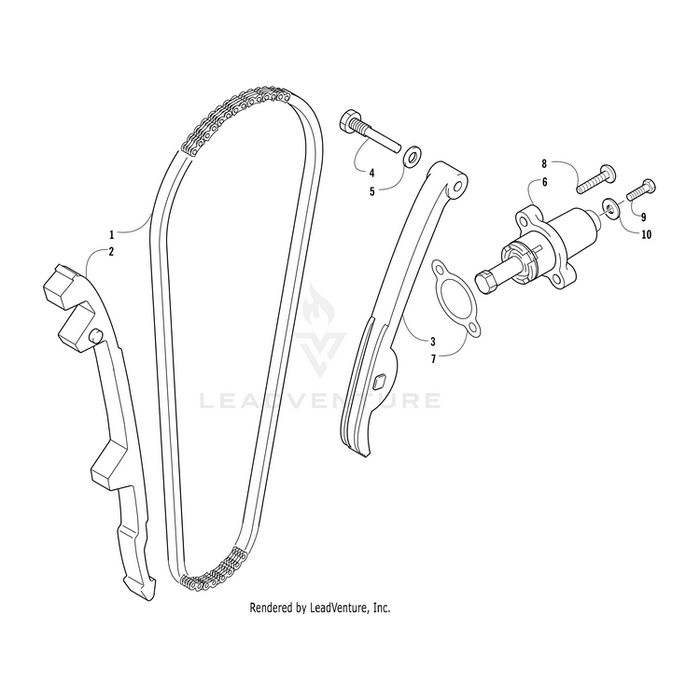 Screw,Cap Hh  Shoulder M8 X 1.25 X 40 By Arctic Cat