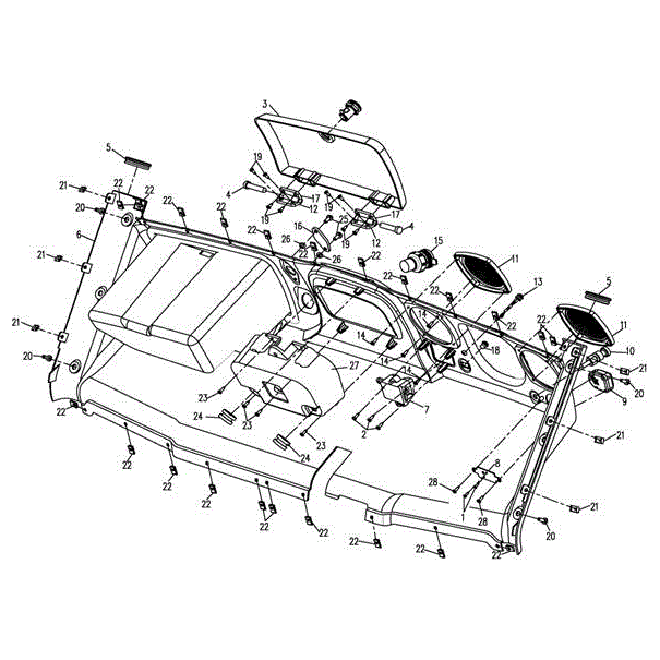 Screw M4X16 by CF Moto