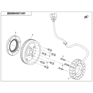 Screw M8X20 by CF Moto 30102-080020820 OEM Hardware 30102-080020820 Northstar Polaris