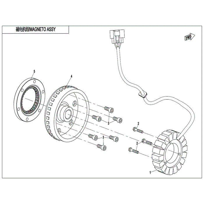 Screw M8X20 by CF Moto