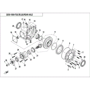 Screw M8X45 by CF Moto 0180-334005-0030 OEM Hardware 0180-334005-0030 Northstar Polaris