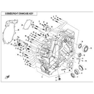 Screw Plug Relief Valve Assy. by CF Moto 0GR0-0140A0 OEM Hardware 0GR0-0140A0 Northstar Polaris