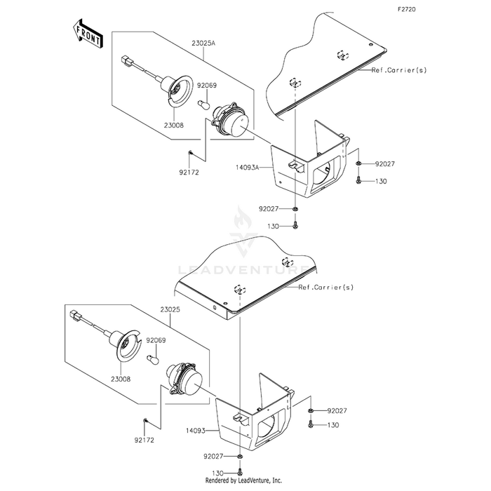 Screw,Tapping,5X10 by Kawasaki