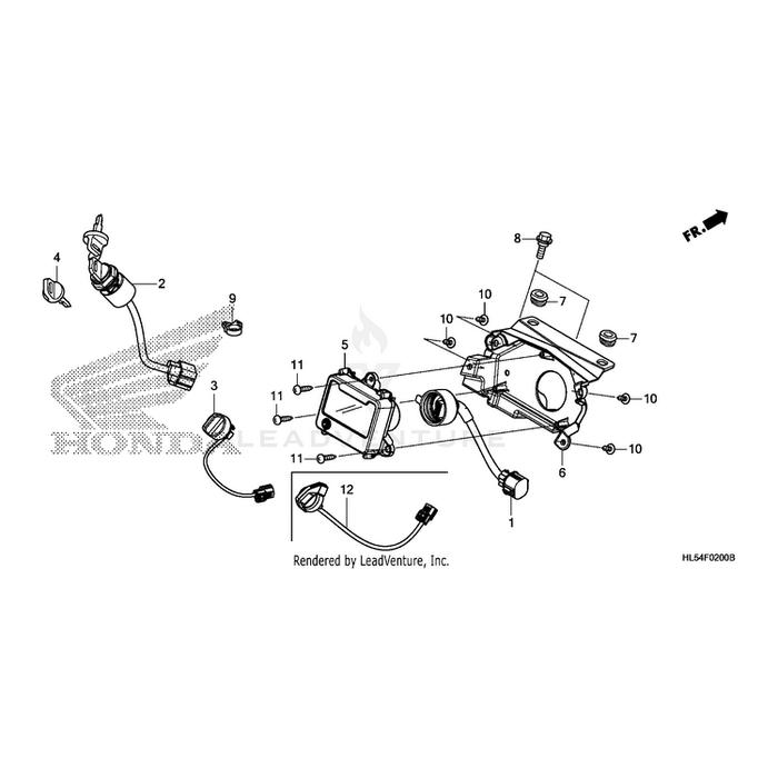 Screw, Tapping (5X16) (Po) by Honda