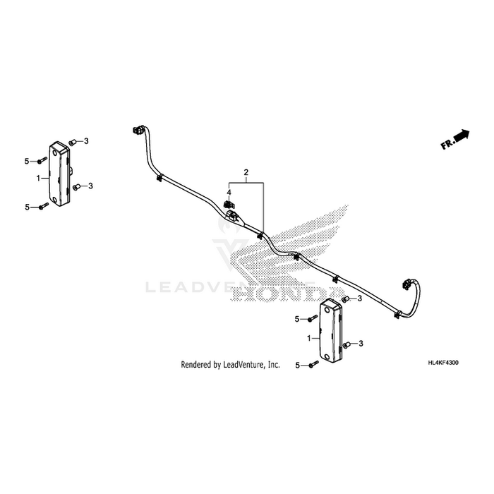 Screw-Washer (5X25) by Honda