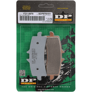 Sdp Sport Hh+ Sintered Brake Pads By Dp Brakes SDP978 Brake Pads 1721-0679 Parts Unlimited Drop Ship