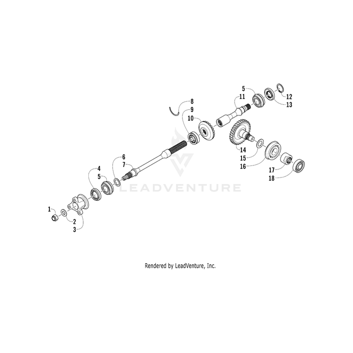 Seal-25X52X9 (R/B 0830-270) By Arctic Cat