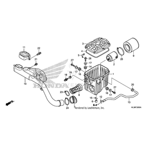 Seal, Air Cleaner Cover by Honda 17219-HL3-A00 OEM Hardware 17219-HL3-A00 Off Road Express Peach St