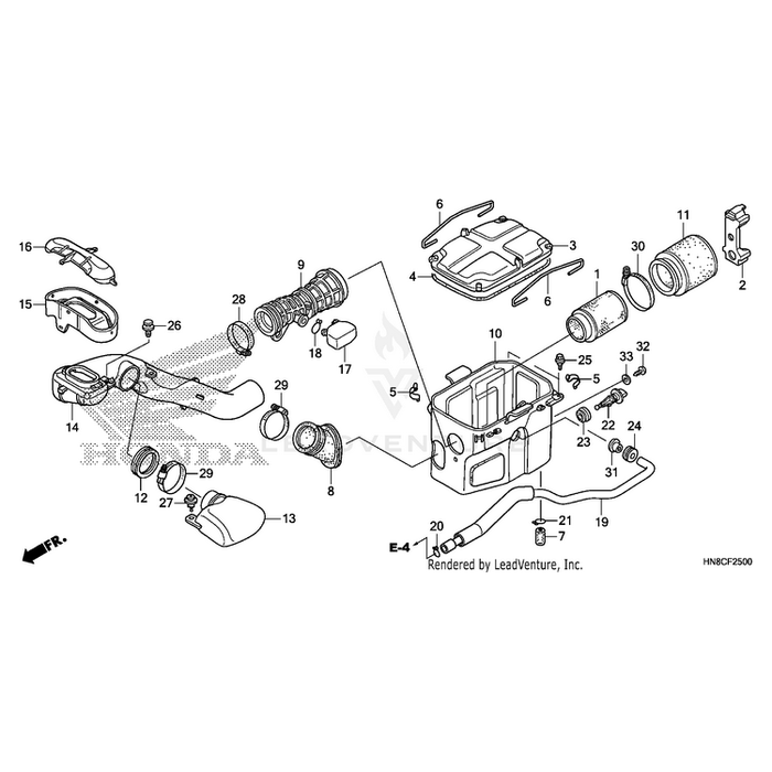 Seal, Air Cleaner Cover by Honda