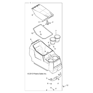 Seal-Console by Polaris 5521983 OEM Hardware P5521983 Off Road Express