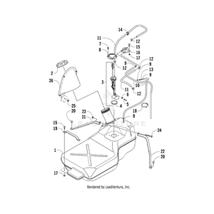 Seal, Fuel Level Sender By Arctic Cat 0470-521 OEM Hardware 0470-521 Core Power Equipment