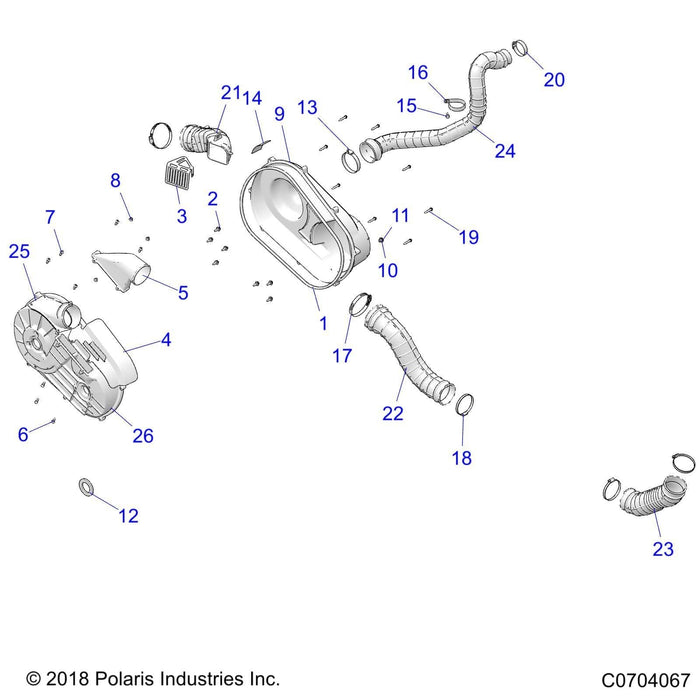 Seal-Outer Clutch Cover by Polaris