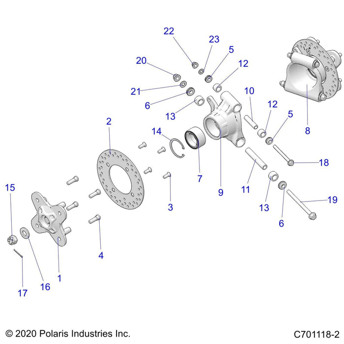 Sealed Pivot Cap Assembly, 12 M by Polaris