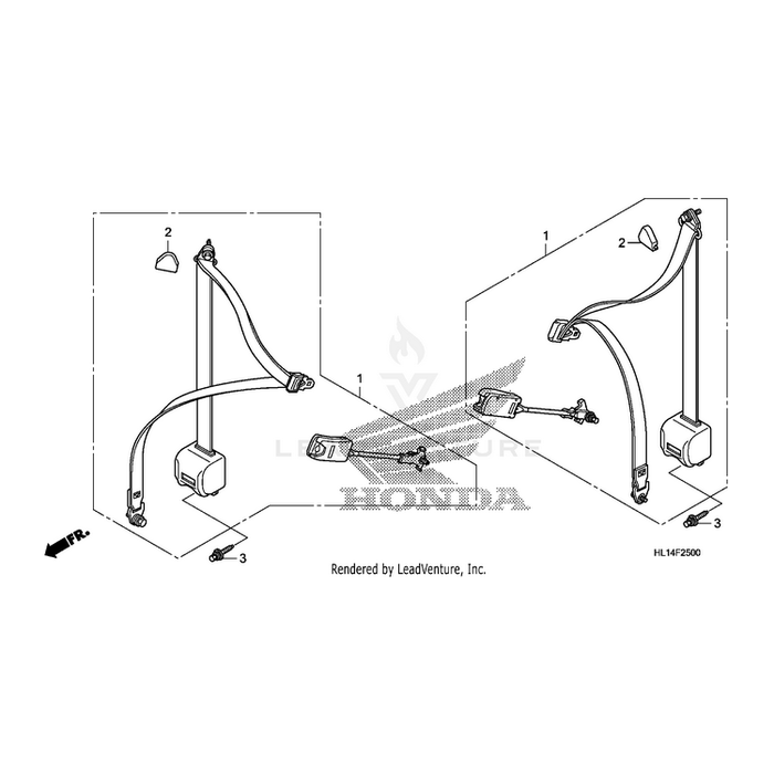 Seat Belt Assembly by Honda