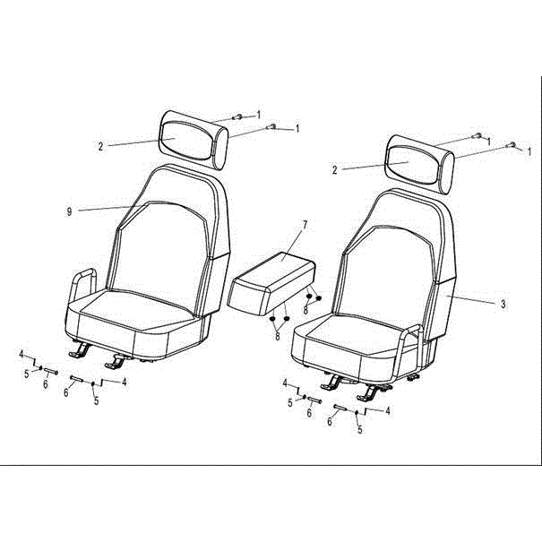 Seat Comp.(Lh) by CF Moto