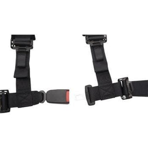 Seat Harness 4 Point (Black) By Moose Utility 100-4402-PU-WS Safety Belt 4-Pt 45101243-WS Parts Unlimited Black