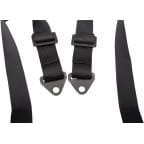 Seat Harness 4 Point (Black) By Moose Utility 100-4402-PU-WS Safety Belt 4-Pt 45101243-WS Parts Unlimited Black