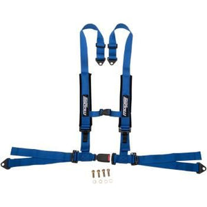 Seat Harness 4 Point By Moose Utility 100-4404-PU Safety Belt 4-Pt 45101245 Parts Unlimited Blue