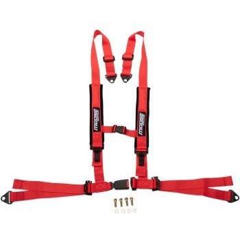 Seat Harness 4 Point (Red) By Moose Utility