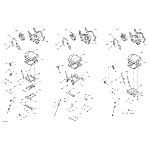 Seat Member by Can-Am