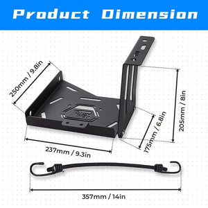 Second Battery Tray Fit Honda Talon by Kemimoto B1201-03601BK None B1201-03601BK Kemimoto