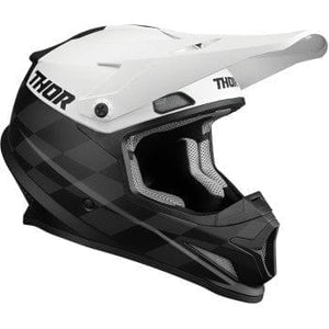 Sector Birdrock Helmet by Thor 0110-7352 Off Road Helmet 01107352 Parts Unlimited XS / Black/White