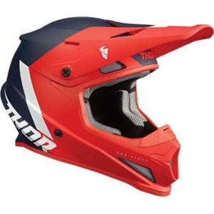 Sector Chev Helmet (Size 2X) by Thor 0110-7325-WS Off Road Helmet 01107325-WS Parts Unlimited 2XL / Red/Navy