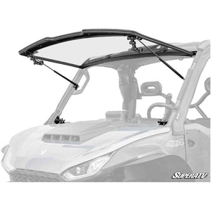 Segway Fugleman UT10 Scratch-Resistant Flip Windshield by SuperATV FWS-SW-FMNUT10-70 Folding Windshield FWS-SW-FMNUT10-70 SuperATV