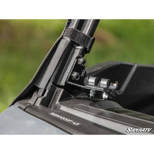 Segway Fugleman UT10 Scratch-Resistant Flip Windshield by SuperATV FWS-SW-FMNUT10-70 Folding Windshield FWS-SW-FMNUT10-70 SuperATV