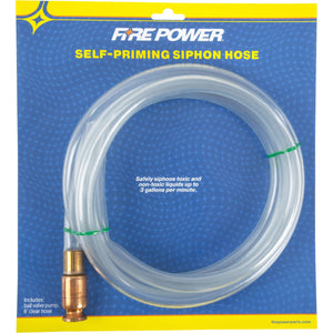 Self Priming Siphon Hose 6' by Fire Power UP-07000 Siphon Hose 12-1201 Western Powersports