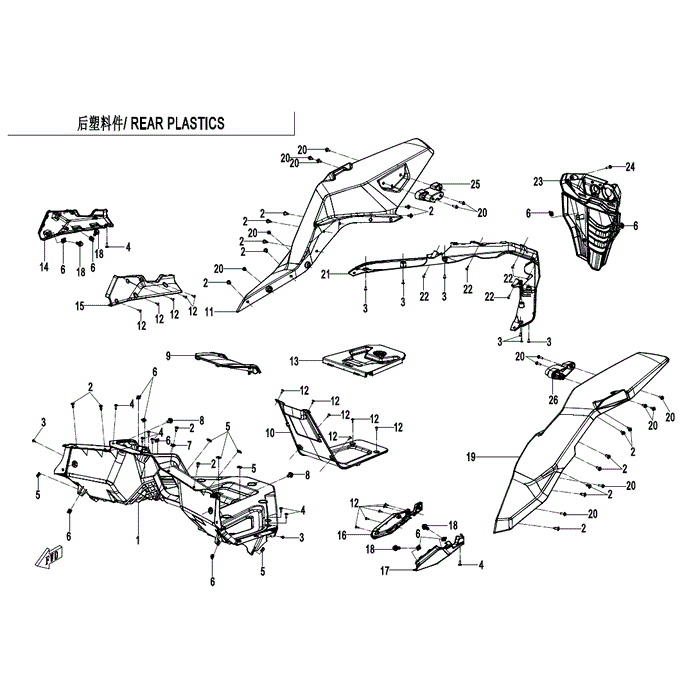 Self-Tapping Screw by CF Moto