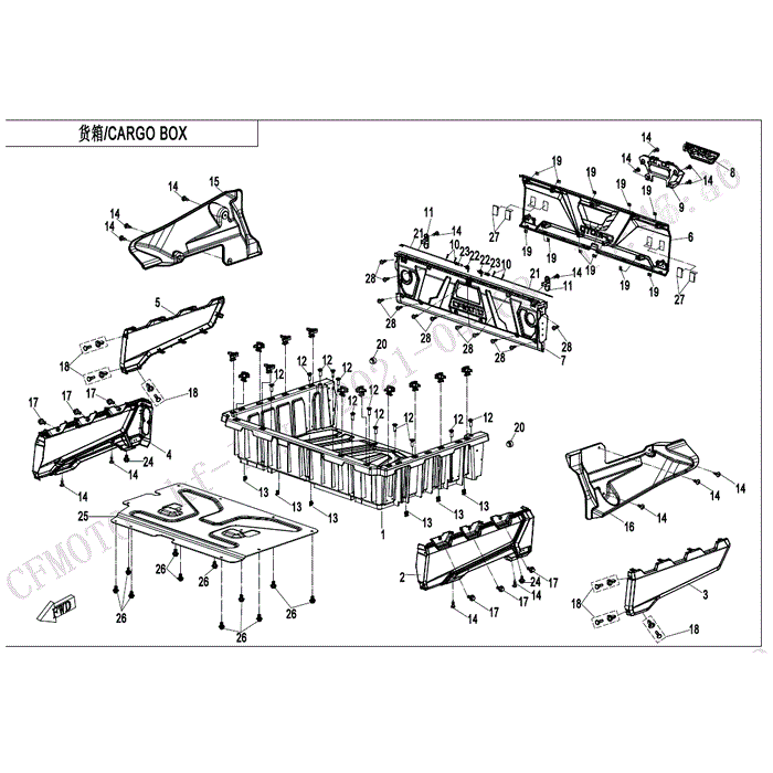 Self-Tapping Screw by CF Moto