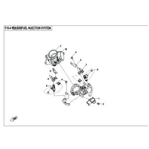 Sensor Air Temp.&Pressure by CF Moto 0800-175000 OEM Hardware 0800-175000 Northstar Polaris