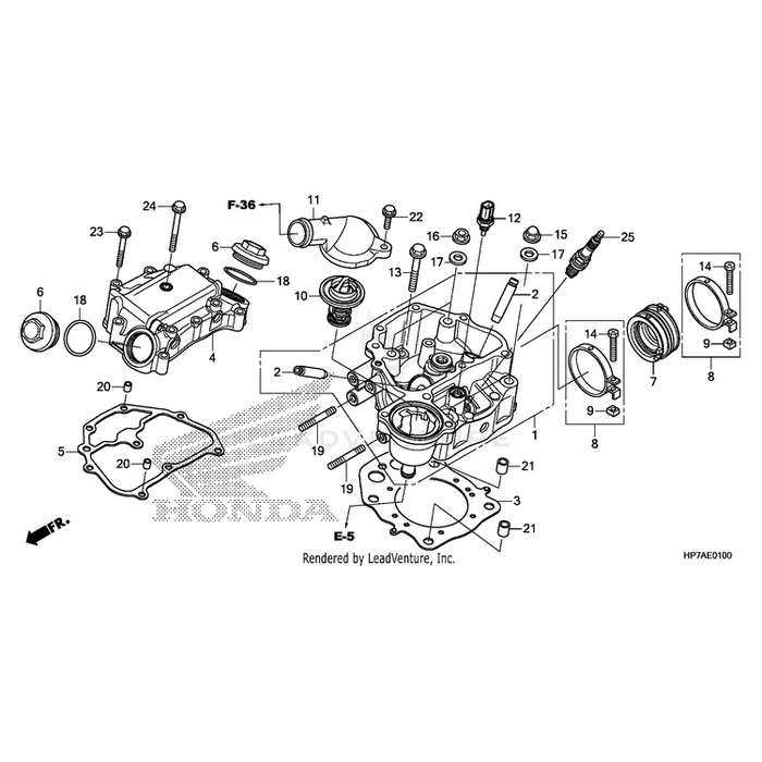 Sensor Assembly, Water Temperature by Honda