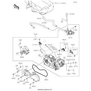 Sensor,Pressure by Kawasaki 21176-0111 OEM Hardware 21176-0111 Off Road Express Peach St